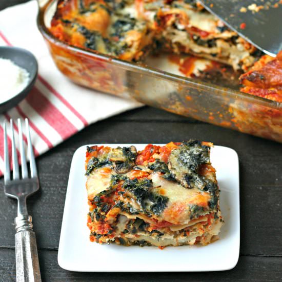 Gluten Free Vegetarian Lasagna