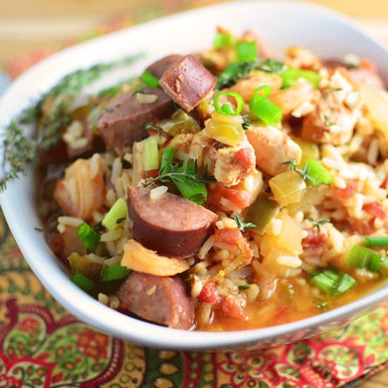 Slow Cooker Chicken Jambalaya