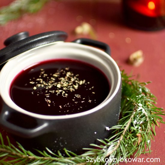 Christmas Style Beetroot Soup