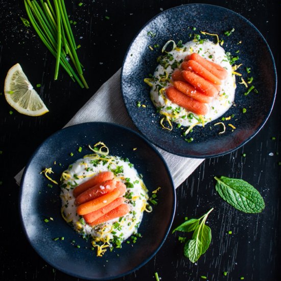 Carrots with Herbed Yogurt