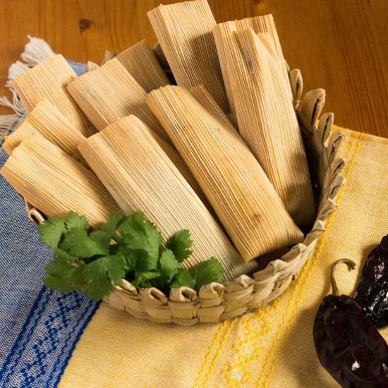 Meatless Christmas Tamales