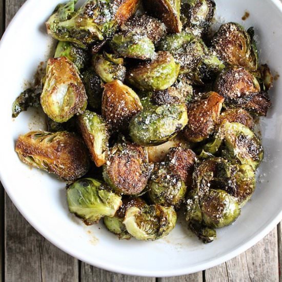 Balsamic Glazed Brussels Sprouts