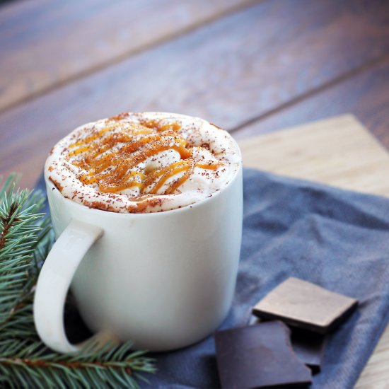 Salted Caramel Hot Chocolate