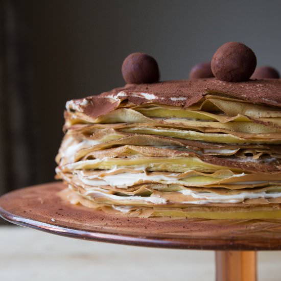 Tiramisu Pancake Cake