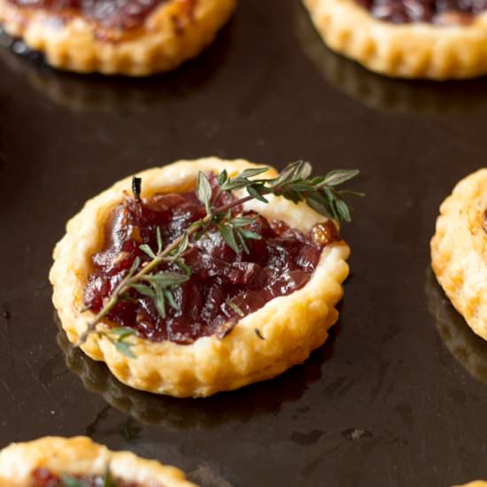 Onion Confit Tartlets