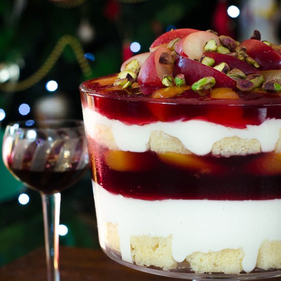 Nectaine trifle