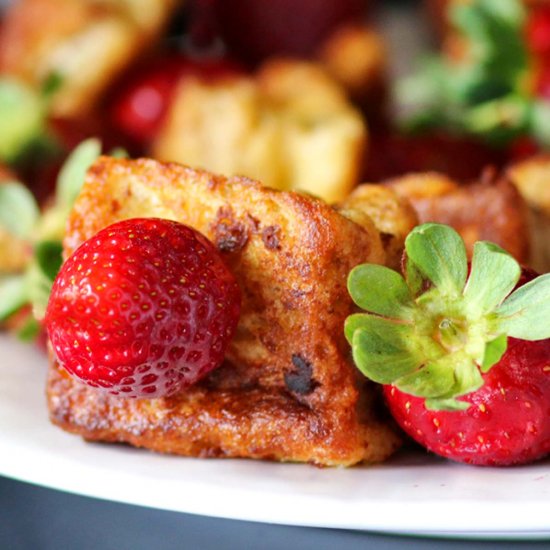 French Toast Strawberry Kabobs