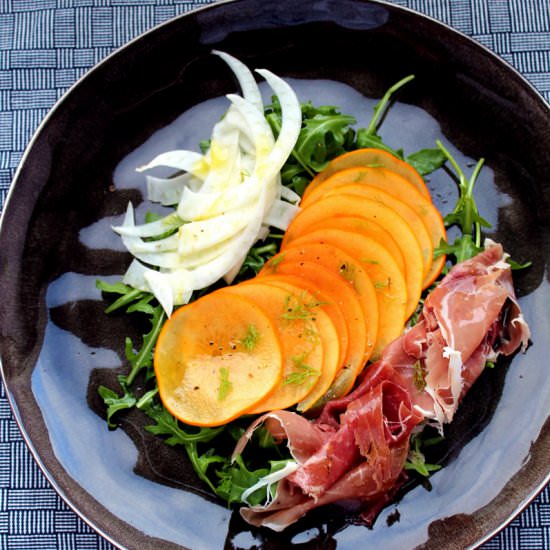 Persimmon salad