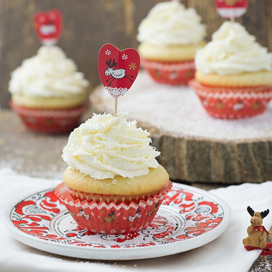 Coconut Flakes Cupcakes