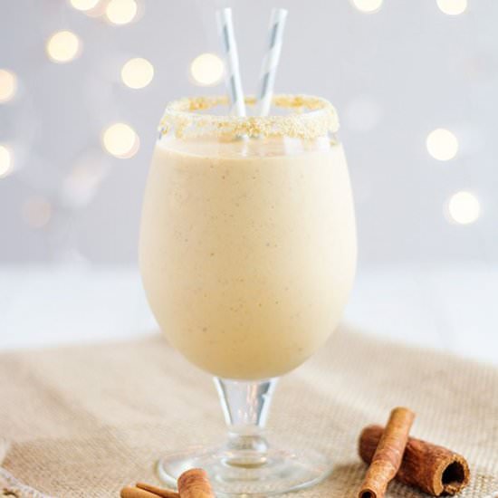 Boozy Pumpkin Nog Shake