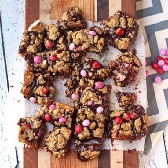 Chocolate Strawberry Butter Bars