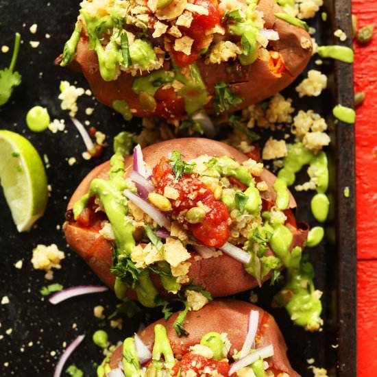 Quinoa Stuffed Sweet Potatoes