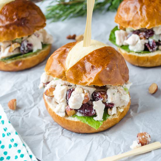 Sonoma Almond Chicken Salad Sliders