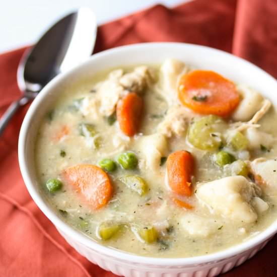 Weeknight Chicken and Dumplings