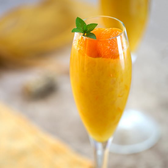 Fancy and Festive Mimosa Tapioca