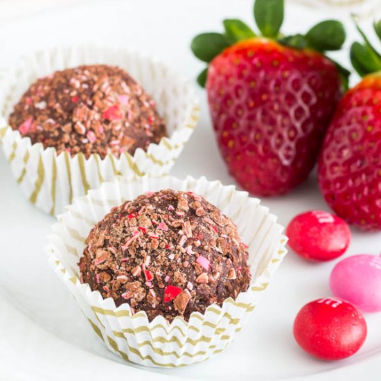 Strawberry Chocolate Truffles