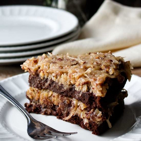 {Gluten Free} German Chocolate Cake