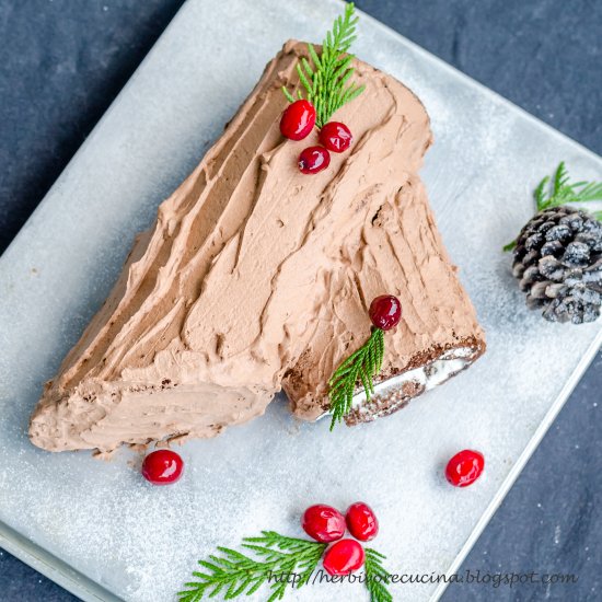 Yule Log Cake | Bûche de Noël