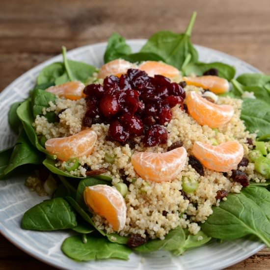 Cranberry & Clementine Quinoa Salad