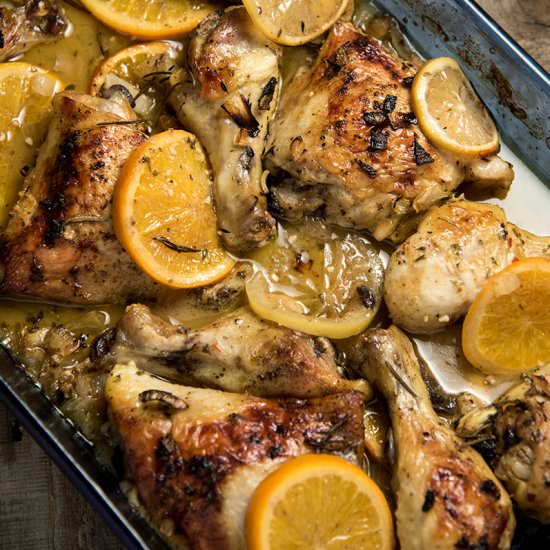 Roasted Citrus and Herb Chicken