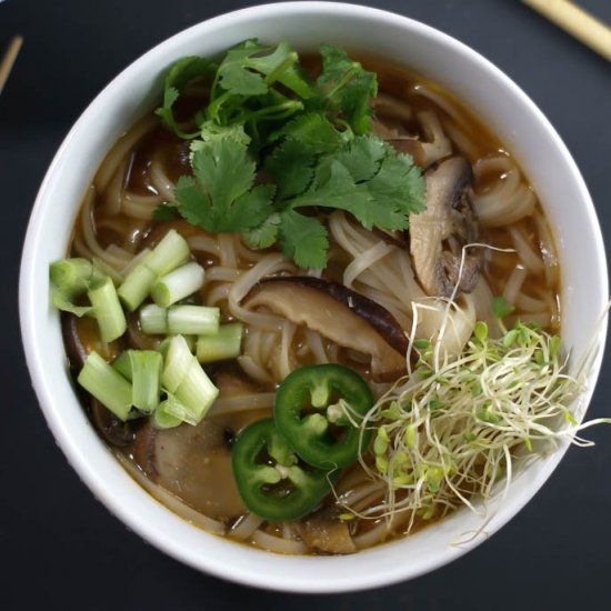 Nine Ingredient Vegan Pho