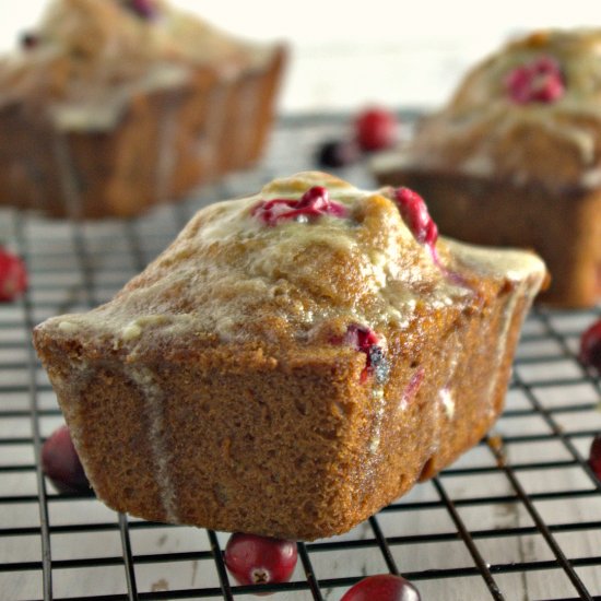 Cranberry Eggnog Christmas Bread