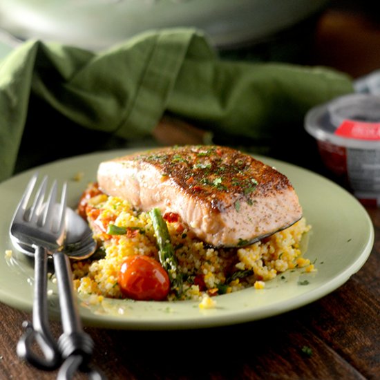 Za’atar Salmon with Couscous