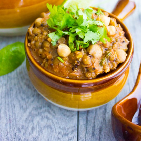 Moroccan Lentil Bean Soup