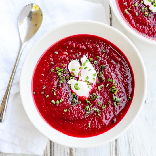 Cool Beet & Apple Soup