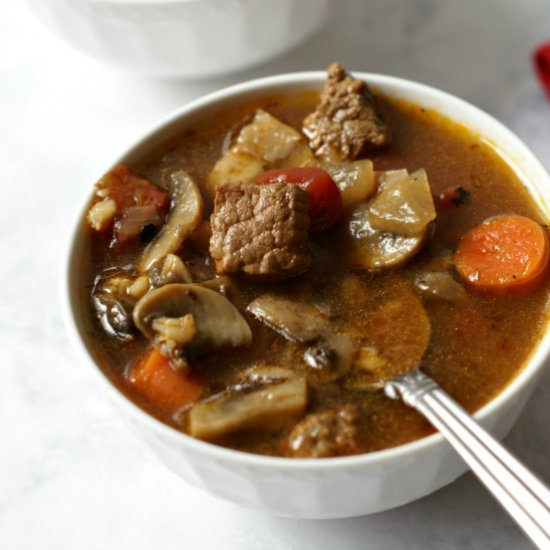 Best Beef Barley Soup