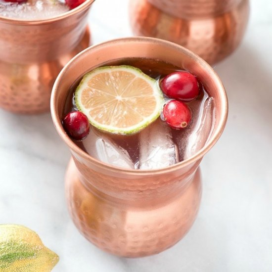 Cranberry Moscow Mules