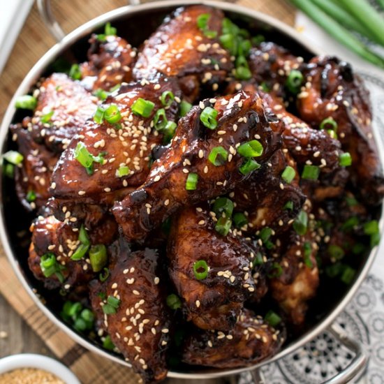 Korean BBQ Chicken Wings