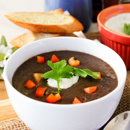 easy black bean soup