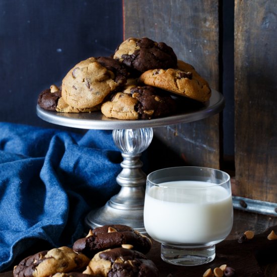 Peanut Butter Cup Stuffed Cookies