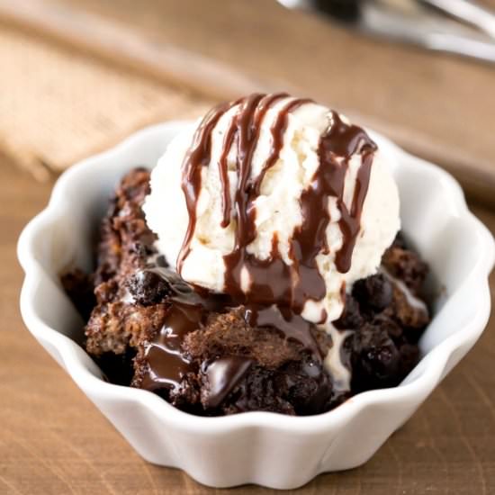 Crock Pot Chocolate Bread Pudding