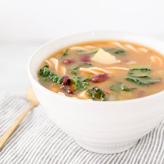 Slow Cooker Minestrone Soup