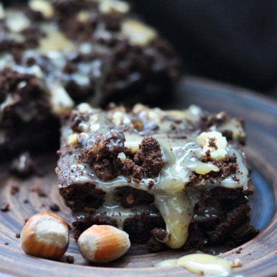 Skinny Chocolate Caramel Brownies