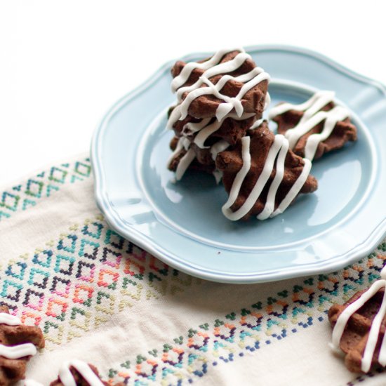 Chocolate Waffle Cookies