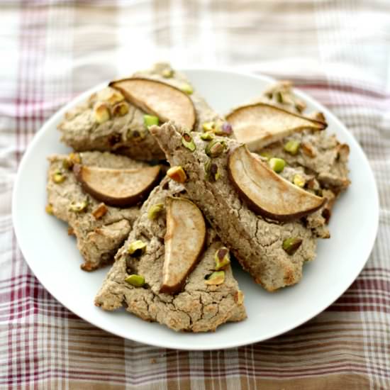 Seckel Pear & Pistachio Scones