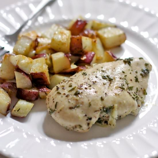 Rosemary Roast Chicken and Potatoes