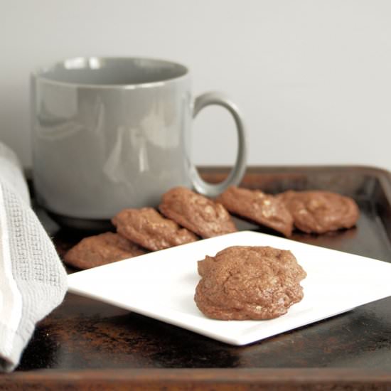 Double Chocolate Pecan Cookies