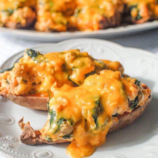 Loaded Sweet Potato Skins