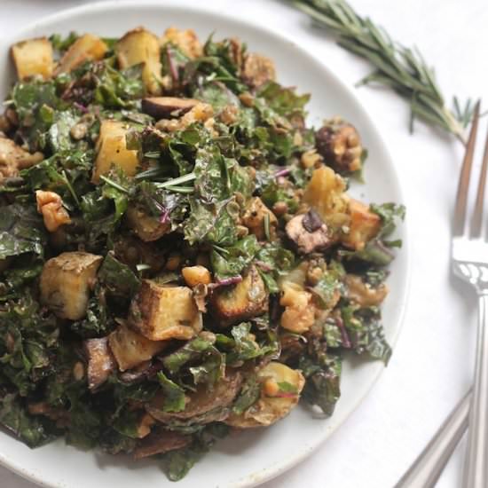 Rosemary Potato Kale Salad