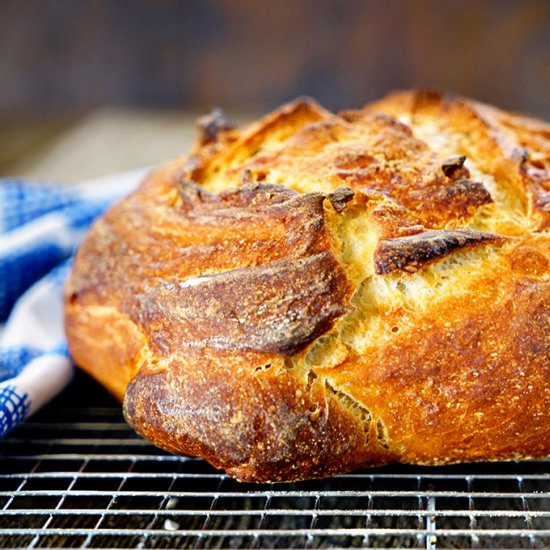 French Style Round Sourdough Bread