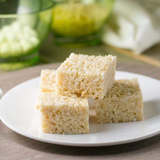 Brown Butter Rice Crispy Treats