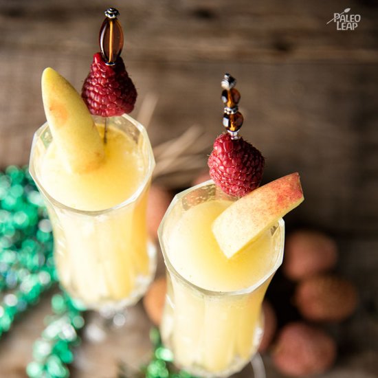 Lychee And Peach Bellini