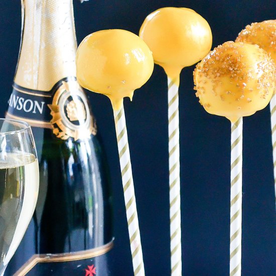 Dazzling New Year’s Cake Pops