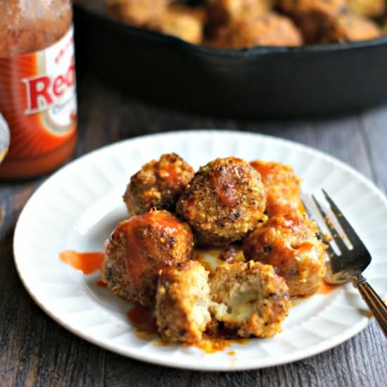 Blue Cheese Filled Buffalo Meatball