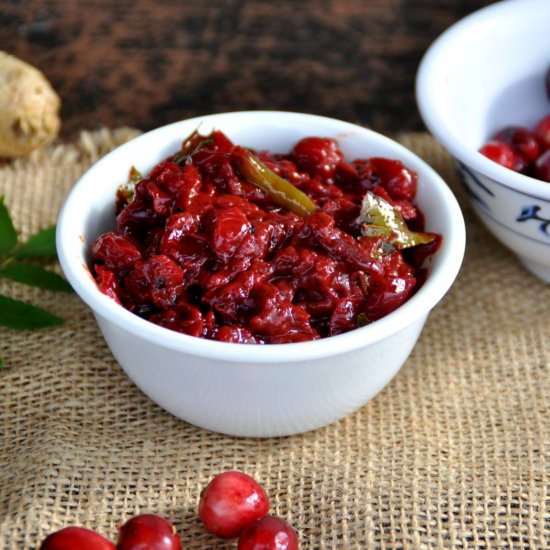 Cranberry Achar/Pickle