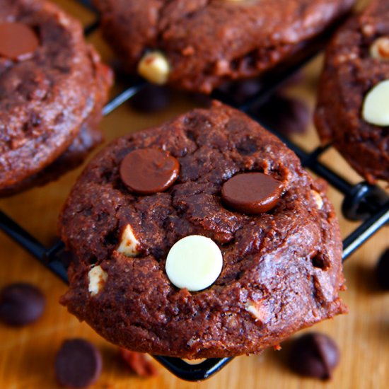 Double Chocolate Chip Cookies